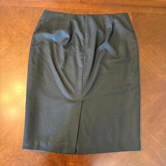 Talbots Petite 12P Black Wool Blend Pencil Skirt - Picture 6 of 10